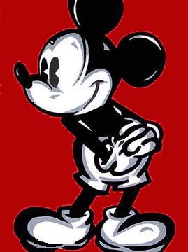 Vendita falso d'autore Mickey Mouse red di sconosciuto